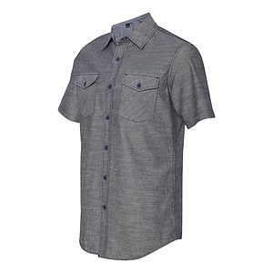 Men's Chambray Short Sleeve Shirt - 9255