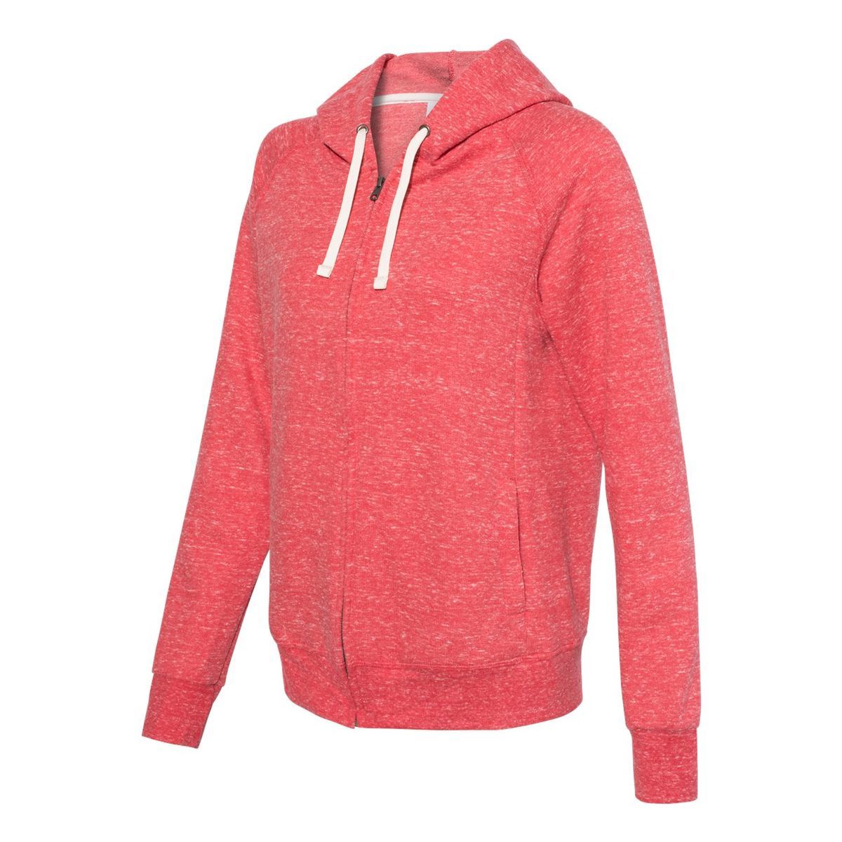 Women's Snow Heather French Terry Full-Zip Hooded Sweatshirt - 92WR