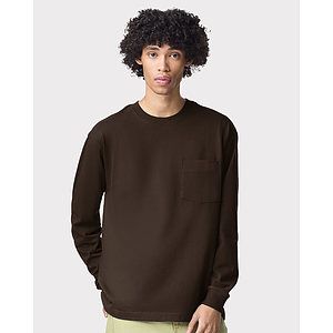 Unisex Super Heavyweight Long Sleeve Pocket Tee - 9410