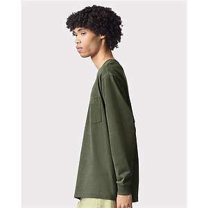 Unisex Super Heavyweight Long Sleeve Pocket Tee - 9410