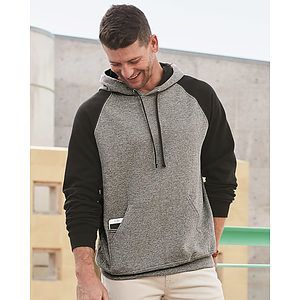 Unisex Nublend® Colorblocked Raglan Hooded Sweatshirt - 96CR
