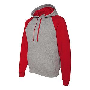 Unisex Nublend® Colorblocked Raglan Hooded Sweatshirt - 96CR