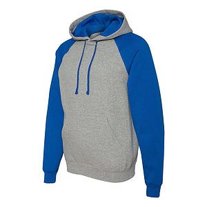 Unisex Nublend® Colorblocked Raglan Hooded Sweatshirt - 96CR