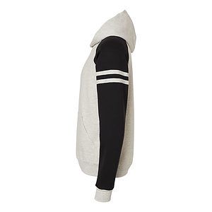 Unisex Nublend® Varsity Colorblocked Raglan Hooded Sweatshirt - 97CR