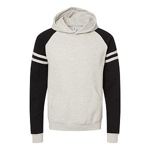 Unisex Nublend® Varsity Colorblocked Raglan Hooded Sweatshirt - 97CR