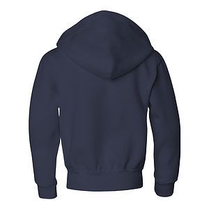 Youth NuBlend® Full-Zip Hooded Sweatshirt - 993BR