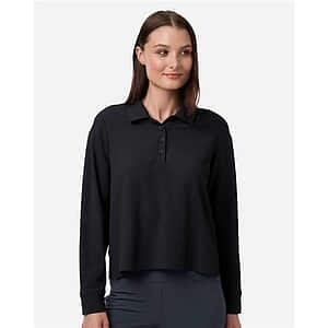 Women's Beyond Long Sleeve Loose Polo - A1008
