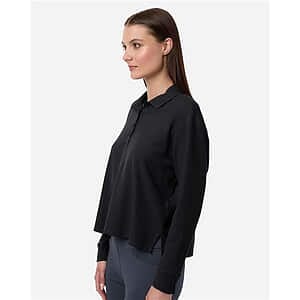 Women's Beyond Long Sleeve Loose Polo - A1008