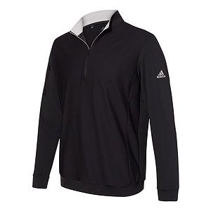 Men's Textured Quarter-Zip Pullover - A295