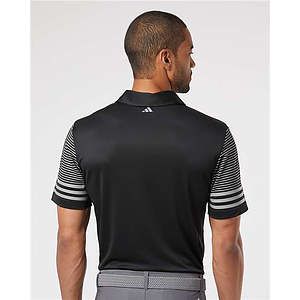 Men's Striped Sleeve Polo - A490