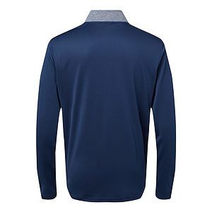 Men's Ultimate365 Heather Block Printed Quarter-Zip Pullover - A522