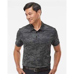 Men's All Over Camo Print Polo - A550