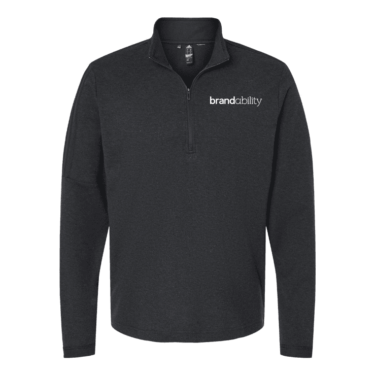 Men's 3-Stripes Quarter-Zip Sweater Pullover - A554