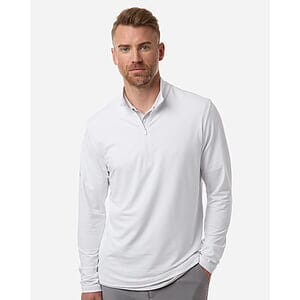 Men's Textured Stripe Quarter-Zip Pullover - A708