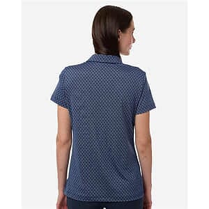 Women's 4-Way Stretch Printed Polo - A717