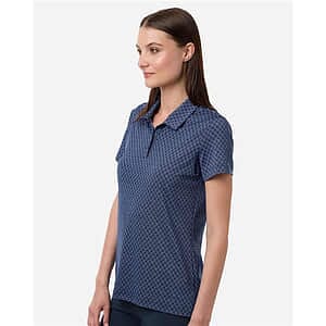 Women's 4-Way Stretch Printed Polo - A717