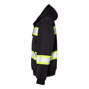 Men's EV Series® Enhanced Visibility Full-Zip Hooded Sweatshirt - B310-313
