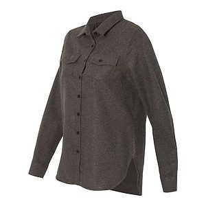 Women's Solid Flannel Shirt - 5200
