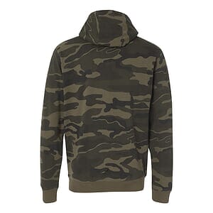 Men's Camo Full-Zip Hooded Sweatshirt - 8615