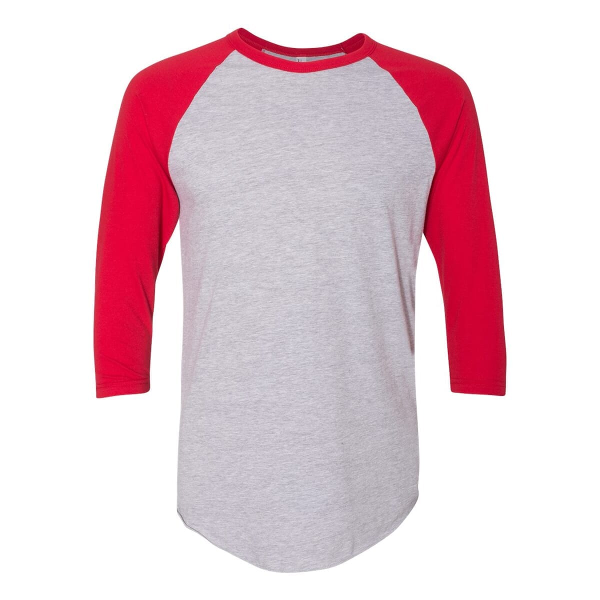 Unisex 50/50 Raglan Three-Quarter Sleeve Tee - BB453W