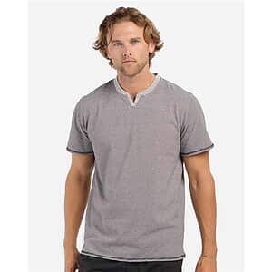 Men's Striped V-Notch T-Shirt - BM2401