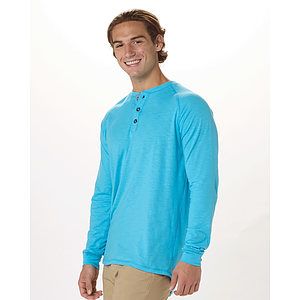 Unisex Henley Long Sleeve T-Shirt - BM3101