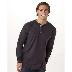 Unisex Henley Long Sleeve T-Shirt - BM3101