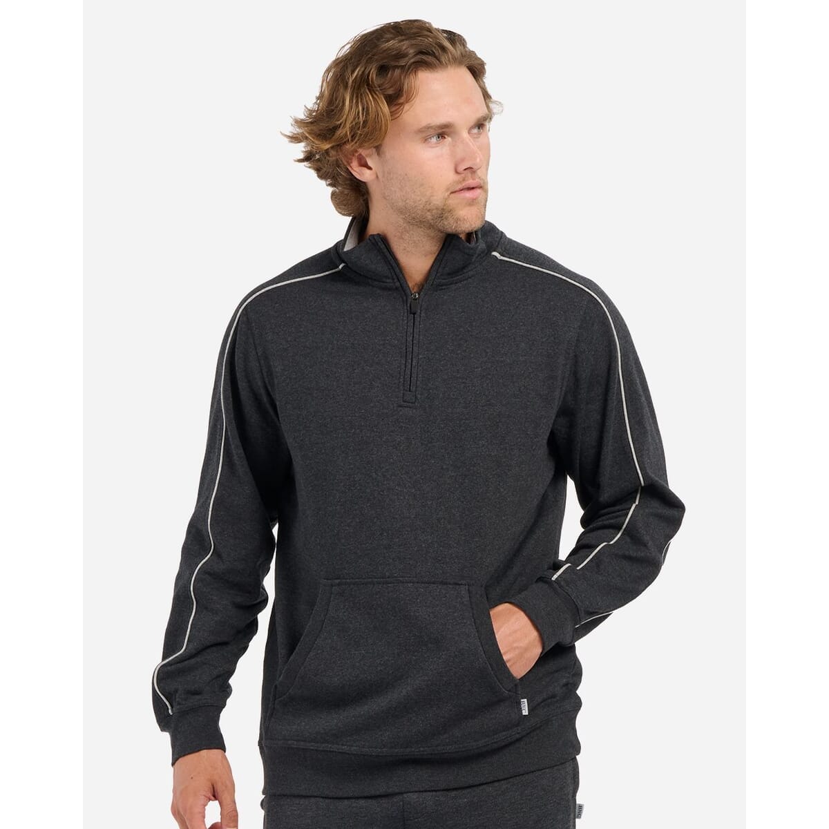 Men's French Terry Quarter-Zip Pullover - BM5204