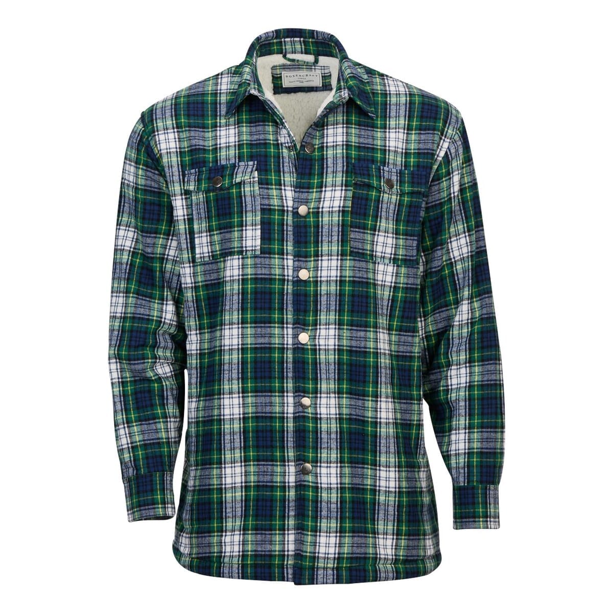 Men's Flannel Sherpa Workshirt - BM7601