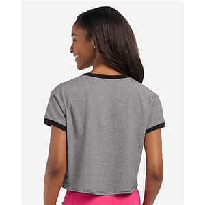 Women's Striped Tie Front T-Shirt - BW2107