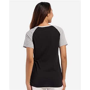 Women's Colorblocked V-Neck T-Shirt - BW2204