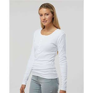 Women's Harper Long Sleeve Henley - BW2402