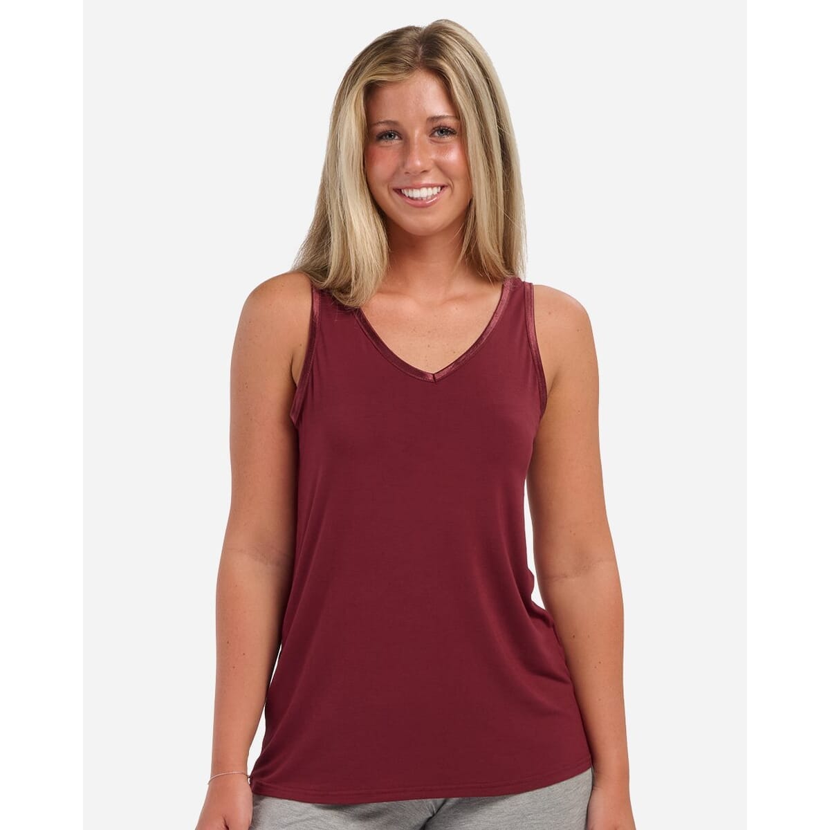 Women's Bamboo V-Neck Tank Top - BW2504