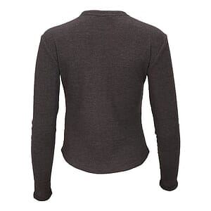 Women's Waffle Knit Baby Long Sleeve T-Shirt - BW3103