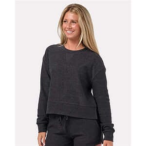 Women's Cropped Boxy Long Sleeve T-Shirt - BW5102