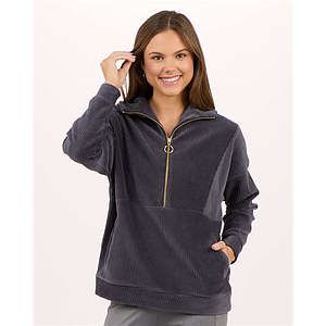Women's Manchester Corded Quarter-Zip Pullover - BW5203