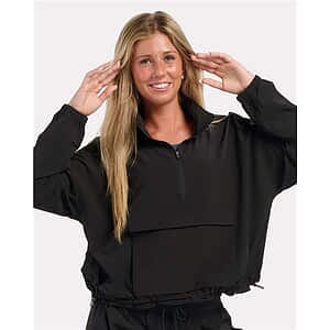 Women's Stretch Woven Quarter-Zip Pullover - BW5204