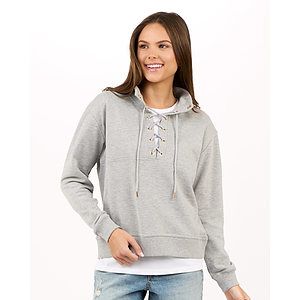 Women's Lace Up Pullover - BW5401