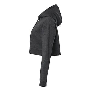 Women's Cropped Fleece Hooded Sweatshirt - BW5404