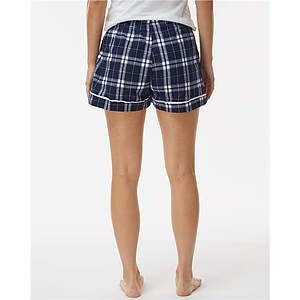 Women's Flannel Shorts - BW6501