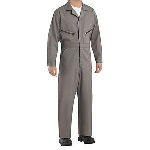 Men's Extended Sizes Zip-Front Cotton Coverall - CC18EXT