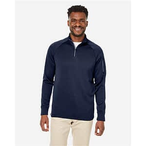 Unisex Fusion ChromaSoft™ Fleece Quarter-Zip Pullover - CE801