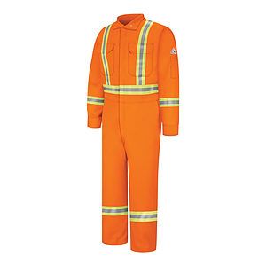 Men's Premium Coverall with CSA Compliant Reflective Trim - EXCEL FR® ComforTouch®. - CLBC