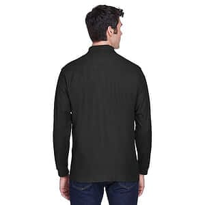 Pima Piqué Long Sleeve Polo - D110