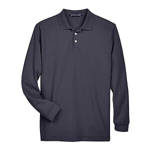 Pima Piqué Long Sleeve Polo - D110