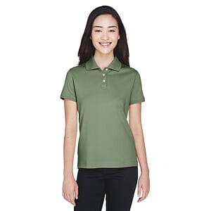 Women's Perfect Pima Interlock Polo - D140SW