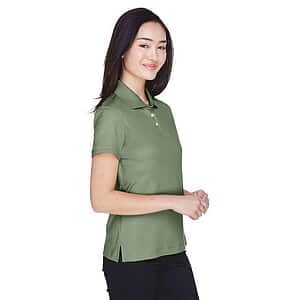 Women's Perfect Pima Interlock Polo - D140SW