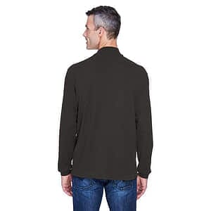 Unisex Sueded Jersey Mock Neck T-Shirt - D420