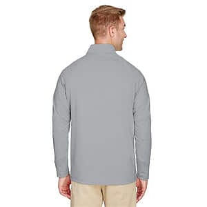 Men's CrownLux Performance® Clubhouse Micro-Stripe Quarter-Zip Pullover - DG480
