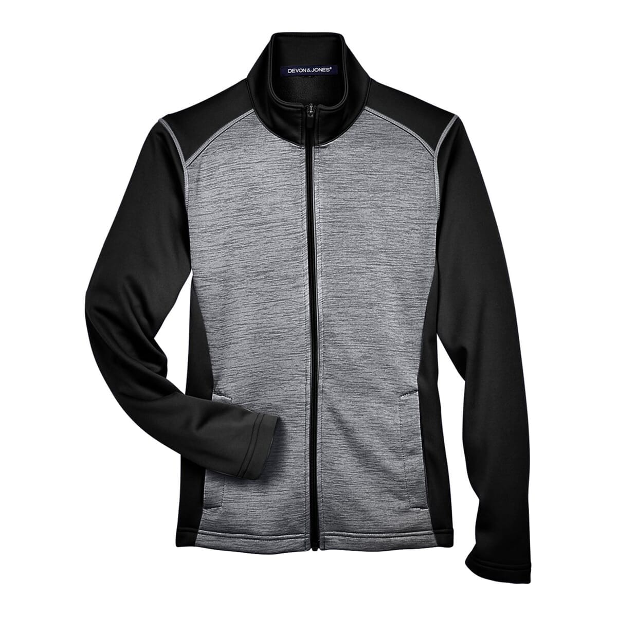Women's Newbury Colorblock Mélange Fleece Full-Zip Jacket - DG796W